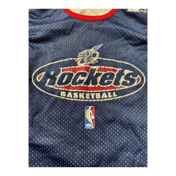 Vintage Starter Houston Rockets NBA Team Issued Practice Basketball Jersey XL - Picture 2 of 4